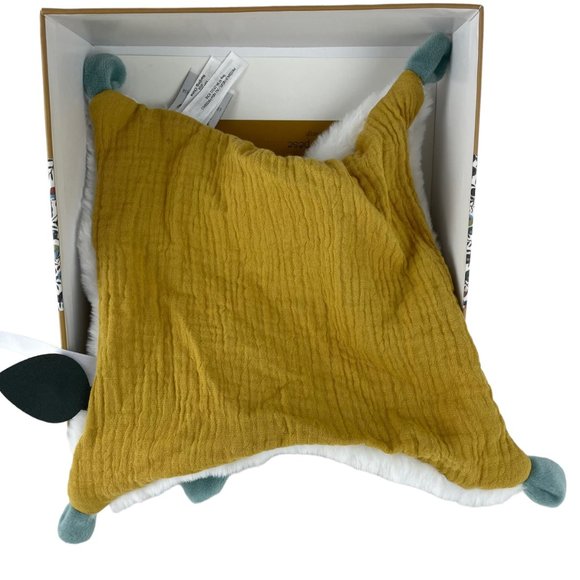 DouDou et Compagnie Paris Lion Petal Lovey Baby Security Blanket Flowers NWB - Picture 4 of 7